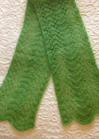 Angora scarf